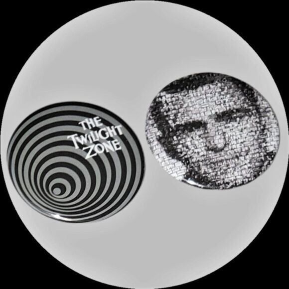 The Twilight Zone TV Series Button Pin Set - Picture 1 of 1